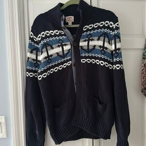 Brooks Brothers Red Fleece Cardigan size M